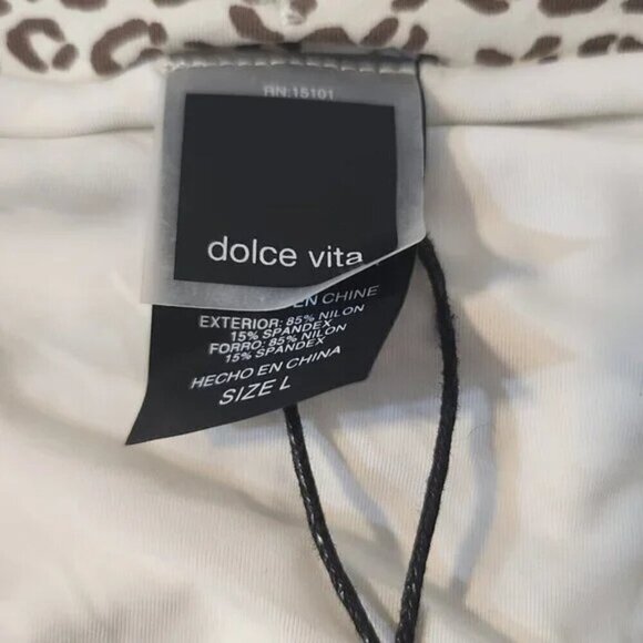 2/$50 Dolce Vita Micro Cheetah Bikini Bottom Size L | Trendy Swimwear - Picture 6 of 8